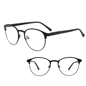 Модные дизайнерские высококачественные женские очки с оправой, оптические металлические оправы для мужчин, очки для чтения