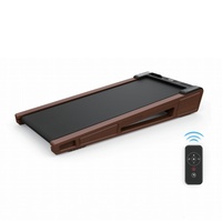 Tapis roulant en bois portable à double amortisseur à moteur silencieux 2.5HP pour la marche d'exercice LEC Type électrique à entraînement intuitif