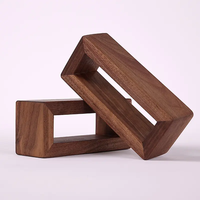 Support de moniteur d'ordinateur en bois MG, étagère en noyer, meubles de bureau, écran d'ordinateur portable