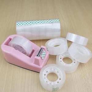 12mm <strong>Clear</strong> Adhesive BOPP Sticky Stationery <strong>Tape</strong> for Office &amp; School Use - Product Image 6