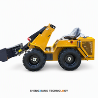 Mini-chargeuse sur pneus S490 EPA Euro5 Capacité de la benne de 0,1 m³ Hauteur de travail maximale de 2466 mm Hauteur de chargement de 1650 mm