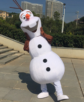 Olaf Poupée Gonflable Costume Ours Teddy Mascotte Personnage Film et Télévision Performance Props
