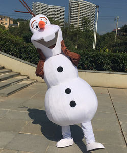 <span class=keywords><strong>Olaf</strong></span> Poupée Gonflable Costume Ours Teddy Mascotte Personnage Film et Télévision Performance Props - Product Image 4