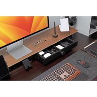 Étagère de bureau en métal SAMDI - Étagère de bureau compatible avec plusieurs appareils