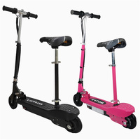 Scooter électrique grand deux roues hors route pliable mobilité adulte E Scooter Electrico 120W 24V,4.5AH