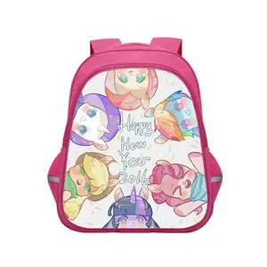 Animated Peripheral Backpack Kindergarten Backpack Lightweight Primary School Student Burden-reducing Student School Bag