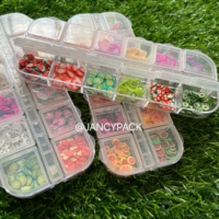 JANCY PACK vente en gros bricolage 3D tranches de Fruits argile polymère pour bricolage artisanat fait à la main Fruits tranches d'ongles autocollants décorations de brillant à lèvres
