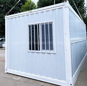 Bâtiments de bureau temporaires portables de 20 pieds résistants aux ouragans, conteneurs pliables préfabriqués démontables pour le stockage - Product Image 4