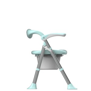 Anti fall shower chair, toilet chair, foldable and adjustable height, special chair for elderly showering - Product Image 5