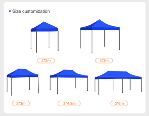 Toldos Plegables de 3x3, <span class=keywords><strong>Toldo</strong></span> Plegable para Jardín <span class=keywords><strong>2x2</strong></span> con Estructura de Acero, Toldos Plegables 3x4 para Campañas Comerciales - Product Image 6
