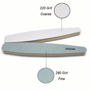 ตะไบเล็บเพชรรูปทรงต่างๆ ขนาด <span class=keywords><strong>220</strong></span>/<span class=keywords><strong>280</strong></span> กริต แบบฟองน้ำล้างทำความสะอาดได้ สำหรับทำเล็บมือและเล็บเท้า - Product Image 3