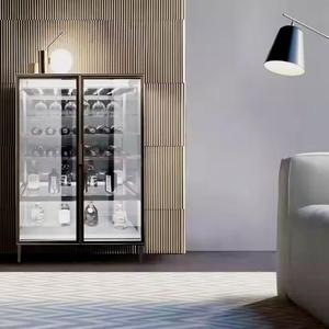 Cửa trượt khung nhôm tủ âm tường, cửa kính tủ quần áo khung nhôm - Product Image 4