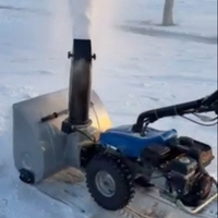 Souffleuse à neige multifonctionnelle BCS pour tracteur à deux roues, souffleuse à neige montée à l'avant pour tracteur agricole à transmission par engrenages
