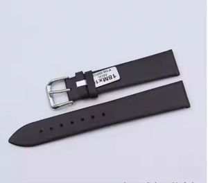 Bracelet unisexe en cuir véritable avec sangle fine, tissage uni, surface lisse et boucle à ardillon, bande respirante - Product Image 2