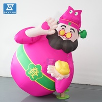 Gonflable roly-poly poupée mammon personnage de dessin animé sculpture Publicité gonflable