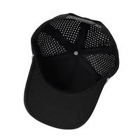 Gorra de Béisbol Personalizada de 5 Paneles, Impermeable, con Corte Láser, Transpirable, con Cuerda, Gorras de Béisbol al por Mayor, Unisex, para Deportes al Aire Libre, con Logotipo OEM