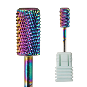 Di alta qualità carburo arcobaleno punta 3/32 "Manicure fresa in carburo di tungsteno punta per unghie per utensili elettrici - Product Image 3