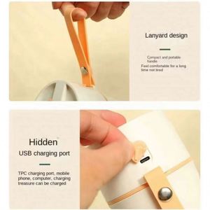 Exprimidor Eléctrico Recargable Ecológico de Aleación de Zinc con Carga USB y Cepillo de Limpieza Portátil para Naranja, Limón y Pomelo - Product Image 4