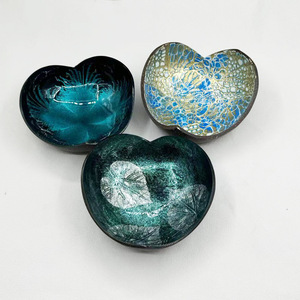 , Lưu trữ bát, Kẹo container, hạt chủ Máy tính để bàn organizerfor nhà văn phòng phòng phòng khách (Màu sắc hỗn hợp) sơn mài vỏ dừa bát - Product Image 2