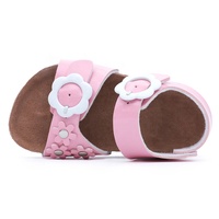 Hotsale Fashion Children Floral Sandals für Toddler Girls mit Flower Buckle und Arch Support Cork Sole Foot-bett