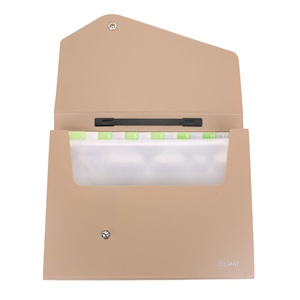 A4 Kích Thước Tùy Chỉnh Không Thấm Nước PP Đầy Màu Sắc Đứng Lên Màu Tinh Khiết Mở Rộng Tập Tin Đa Túi Thư Mục Tài Liệu Túi - Product Image 6