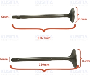 Nhà Máy van động cơ cho Mercedes-Benz M177 van nạp van xả 21-4n 4cr9si2 - Product Image 6