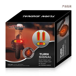 <span class=keywords><strong>Clignotants</strong></span> feu stop LED moto feu arrière ABS clignotant, neye vélo électrique Scooter moto étanche rouge - Product Image 4