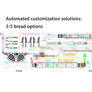 Ls Multi funzione cannella rotolo macchina per fare il pane automatico cannella rotola linea di produzione di pane per commerciale - Product Image 6