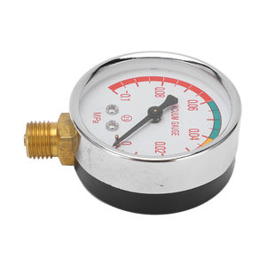 Đồng hồ đo áp suất chân không Huben-0 ~ -30inhg 0 ~ -1 bar Đồng hồ đo áp suất không khí quay số mini đồng hồ đo áp suất chân không - Product Image 2