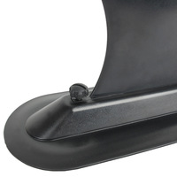 Grande planche de surf de 8 pouces avec aileron de queue fendu en PVC et vis à main Accessoires de jeu d'eau pour les surfeurs intermédiaires