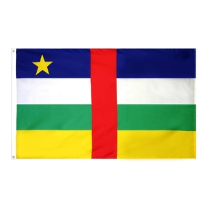 Gahumi Moins Cher Prix Drapeau Personnalisé Polyester Personnalisé Drapeaux Pays du Monde 3x5ft République Centrafricaine Drapeau - Product Image 1
