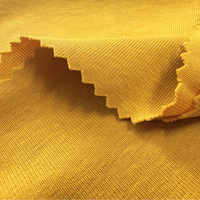 Tessuto a Costine 1x1 di Lusso di Alta Gamma in Cotone 92% e Spandex 8% (40s) per T-shirt e Felpe con Polsini a Costine e Accessori