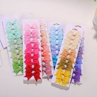 Dix pinces à cheveux colorées en forme de papillon pour enfants. Accessoires pour cheveux simples et polyvalents pour filles mignonnes.