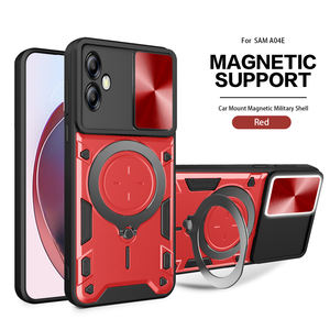 Funda para <span class=keywords><strong>Samsung</strong></span> <span class=keywords><strong>Galaxy</strong></span> A04E/A04/A04S ventana deslizante Cámara protectora a prueba de golpes soporte de anillo de lujo funda para teléfono móvil - Product Image 3
