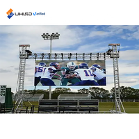 Mur de vidéo de scène géant étanche P3.91 écran LED extérieur de location 500*1000mm film de location écran de visualisation LED mur vidéo