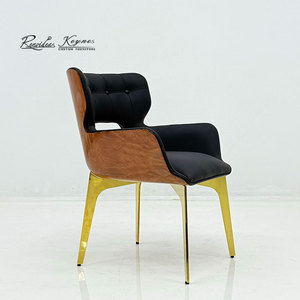 Chaises de salle à manger modernes avec logo personnalisé, chaises de café, couleur OEM disponible pour les chaînes de magasins - Product Image 1