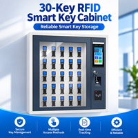 Casier intelligent RFID commercial pour la gestion des propriétés, la sécurité des hôtels et des bureaux avec système de reconnaissance d'empreintes digitales et de mot de passe