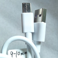 Allonger USB Type C 9MM Connecteur Chargeur de données Câble de charge rapide 5A