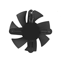 Ventilateur sans cadre WELLSUNFAN 12025 120mm 120x25mm 12V 3500RPM à haut débit d'air, roulement à bain d'huile, 73.85CFM, en plastique pour boîtier d'ordinateur