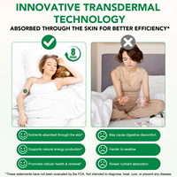 SOLOTREE 30 Patchs Transdermiques NAD Anti-Âge avec NMN et Resvératrol pour Soutenir la Production de NAD+