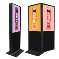 Écran tactile LCD vertical double face de 43 pouces, affichage numérique 1080p, kiosque numérique à double écran pour la publicité, affichage numérique pour les magasins