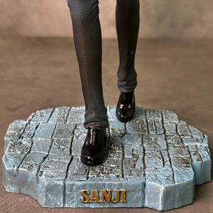Figura de <span class=keywords><strong>VinSmoke</strong></span> Sanji de One Piece de 35 cm, Traje Blackfoot, Figura de PVC, Colección, Adorno, Juguete Decorativo, Regalos - Product Image 5