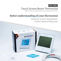 Pengontrol Termostat AC Pusat Cerdas WiFi Tuya Layar Sentuh Digital Termostat Ruangan Hemat Energi Sistem Pemanas Lantai Hotel