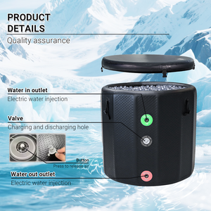 ZT Factory Direct Sale Portable Ice Bath with Chiller and <b>Filter</b> Pump Cold Plunge Chiller Water Cooled 0.3HP <b>Aquarium</b> Chiller - Product Image 4