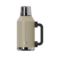 Botol Minum HAERS 1.2L Custom Logo Dinding Ganda Stainless Steel Besi Isolasi Termos Olahraga Vacuum Insulated Flask