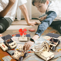 Kit de bricolage scientifique traceur électrique en bois outil d'éducation bricolage kit de tige de jouet