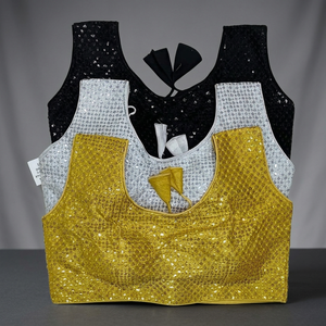 Blusa Seuence de alta calidad, ropa de fiesta gujarati tradicional india, blusa exclusiva elegante, estilo de moda con diseño de patrón en la espalda - Product Image 2