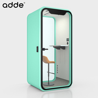 Nouvelle Arrivée Logo Personnalisé Insonorisé Étude Travail Pod Avec Table Réglable Conseil Cabine Acoustique Moderne Silence Boîte Cabine Téléphonique
