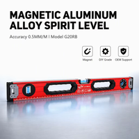 Niveau à bulle professionnel portable en aluminium robuste sur mesure – Instrument de mesure de niveau