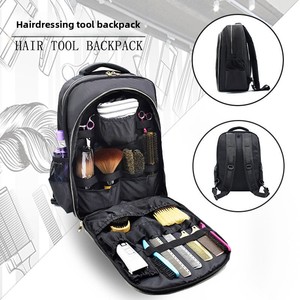 <span class=keywords><strong>Sac</strong></span> à <span class=keywords><strong>dos</strong></span> de <span class=keywords><strong>coiffure</strong></span> grande capacité pour coiffeurs, rangement pour ciseaux et tondeuses électriques, <span class=keywords><strong>sac</strong></span> imperméable pour hommes - Product Image 2